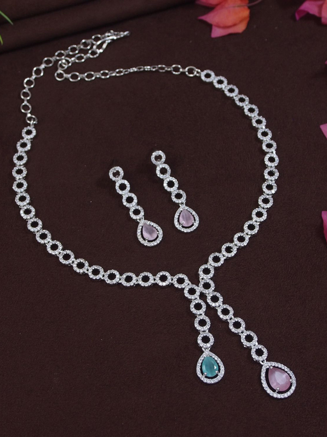 SGA FASHION Silver Plated Jewellary Set