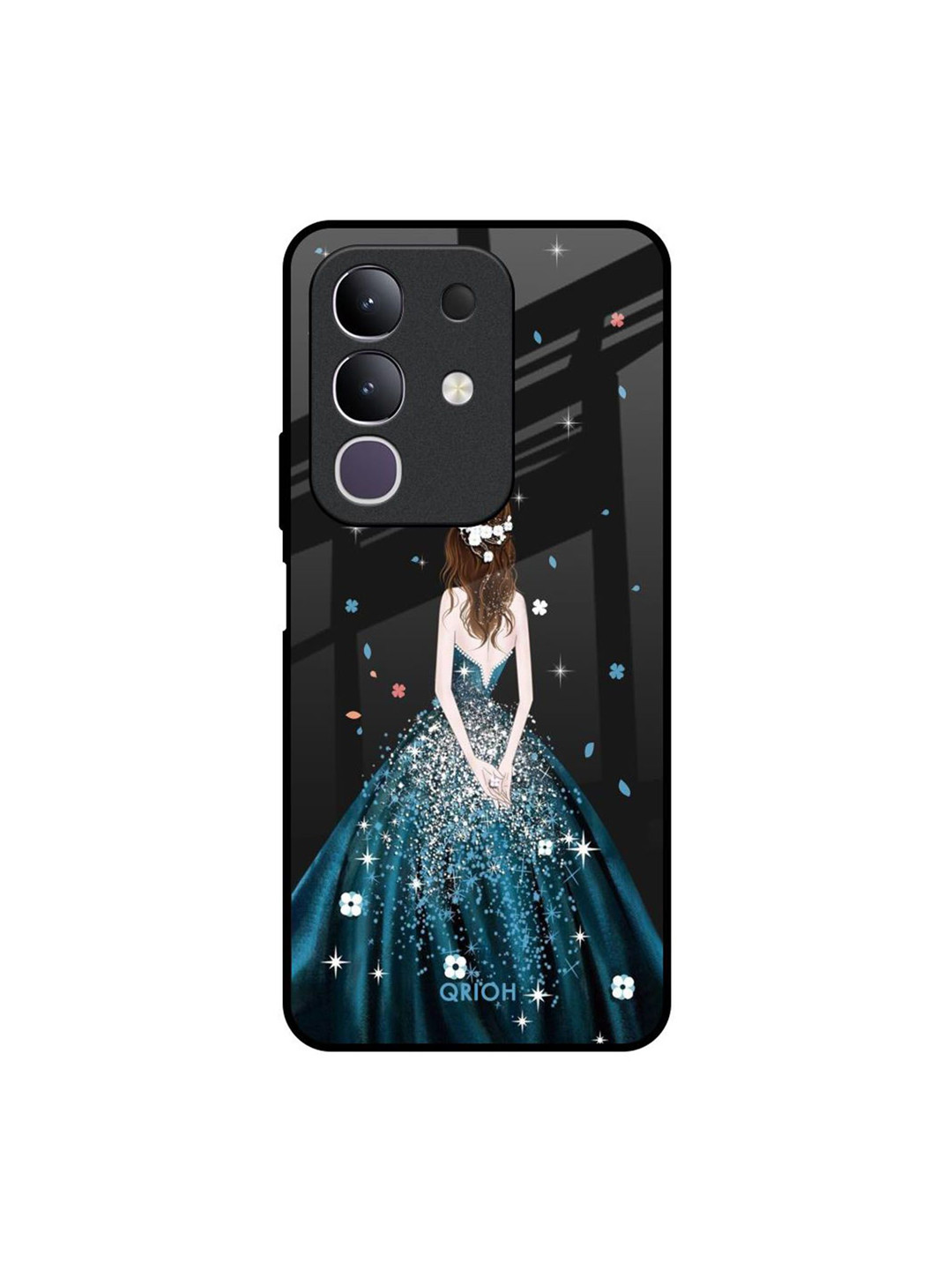 QRIOH Women Quirky Printed Vivo T4x 5G Back Case Mobile Accessories