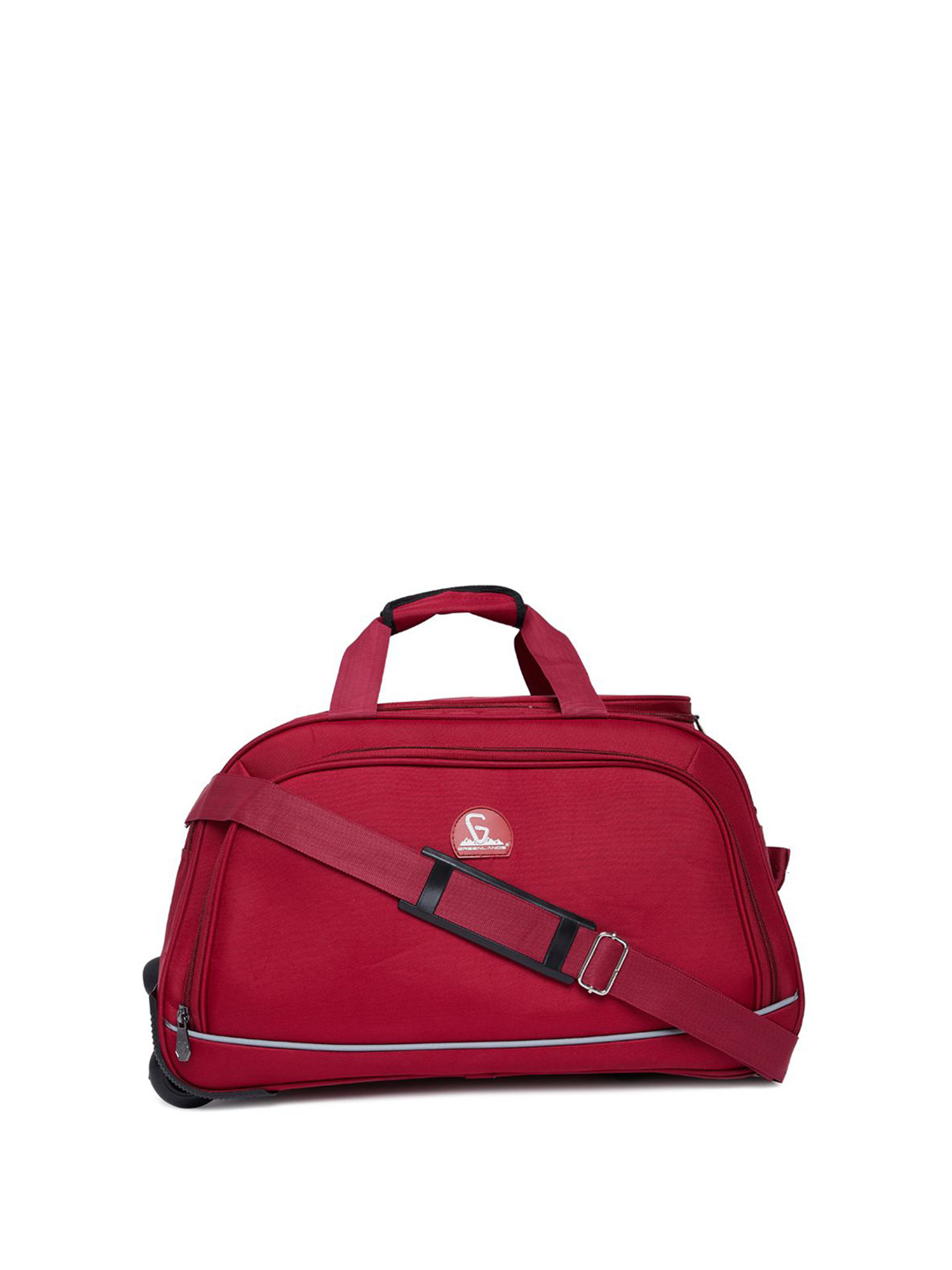 GREENLANDS Unisex Large Duffel Trolley Bag With Shoulder Straps