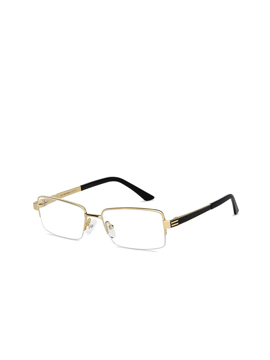 John Jacobs Unisex Half Rim Rectangle Frames