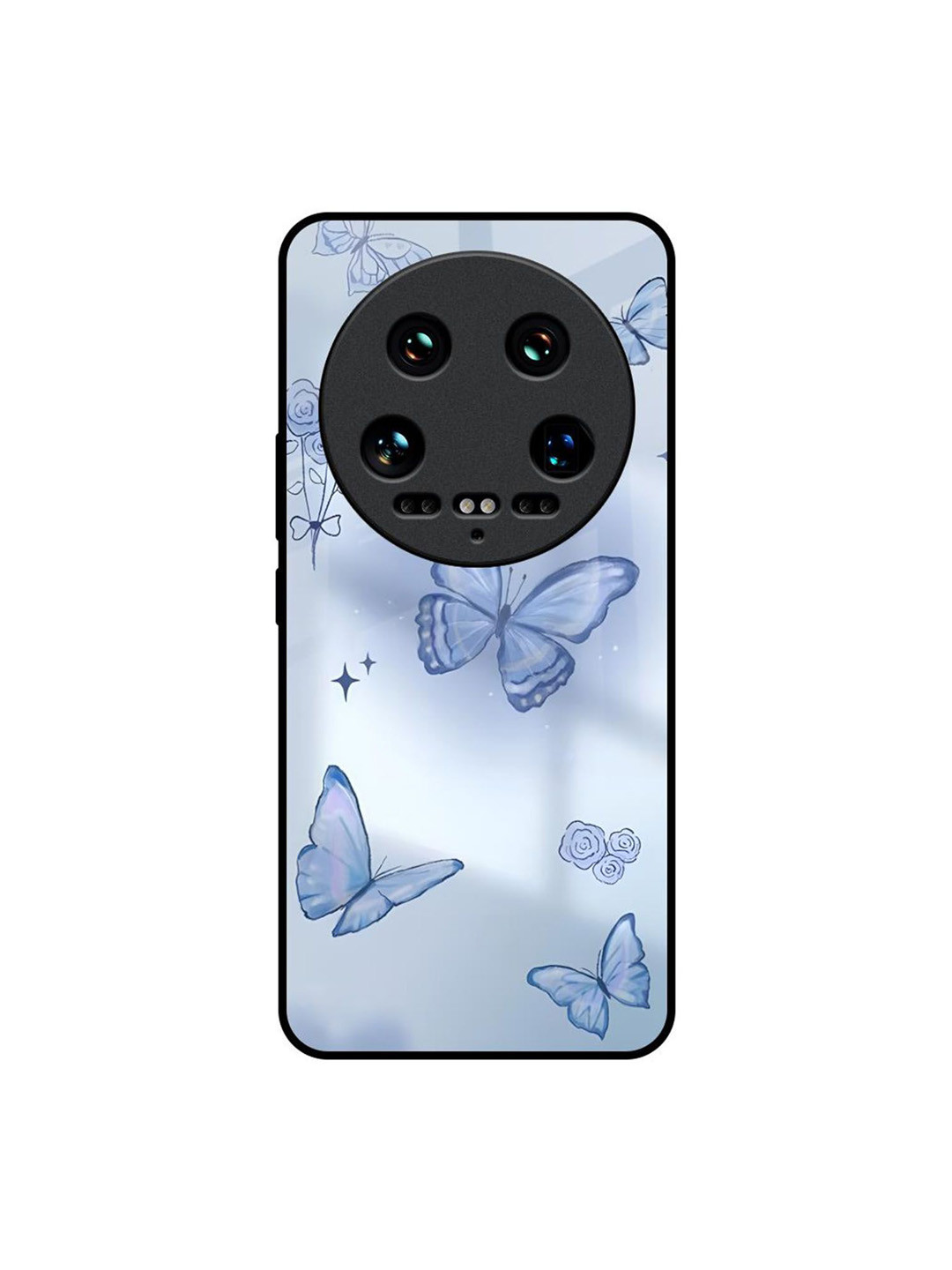 QRIOH Winged Elegance Quirky Printed Mi 14 Ultra 5G Back Case Mobile Accessories