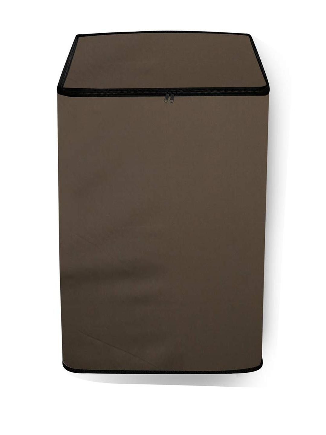 The Furnishing Tree Washing Machine Cover Beige Compatible for Samsung 9 Kg Fully-Automatic Top Loa