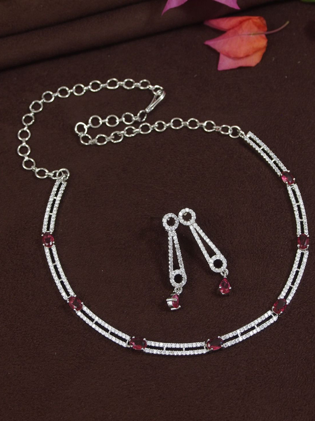 SGA FASHION Silver Plated Jewellary Set