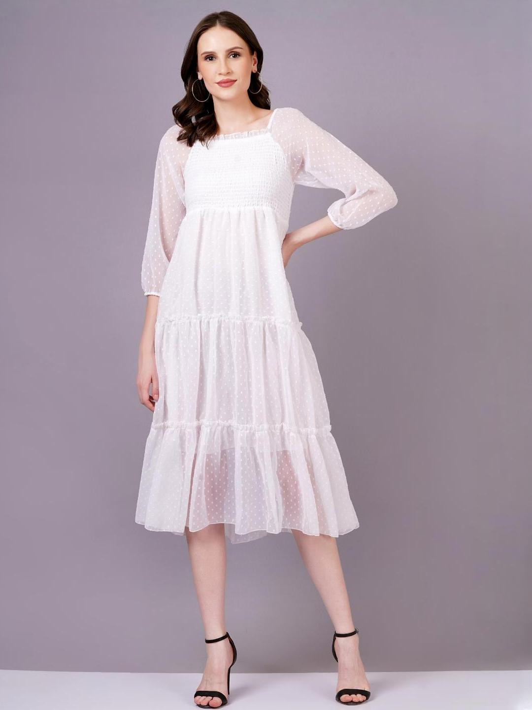 Jyoti Women White Dresses