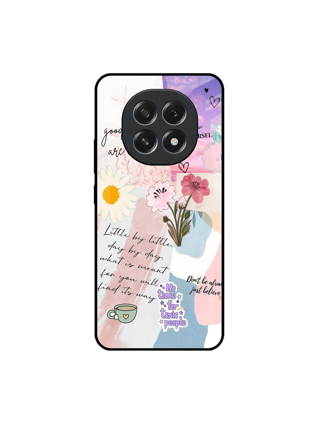 QRIOH Unisex Oppo F29 5G Positive Horizons Impact Resistant Glass Back Case