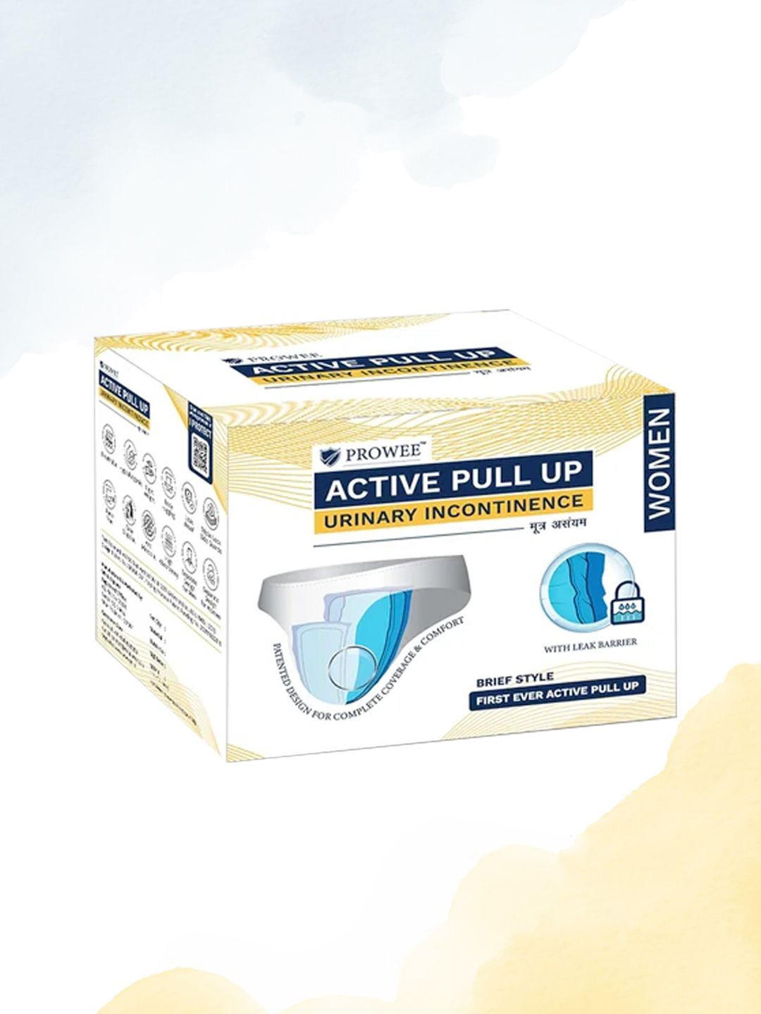 Prowee Active Pull Super Absorbent Disposable Adult Panty Diaper - 10 Pieces