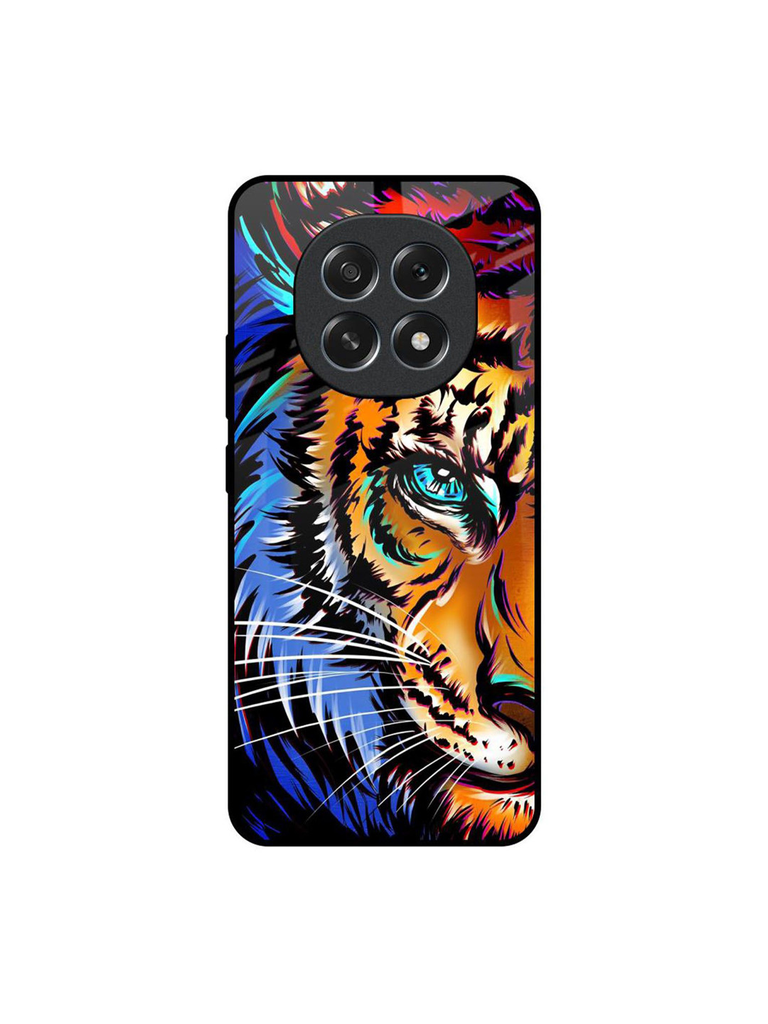 QRIOH Beast Tiger Art Glass Quirky Printed Oppo F29 Pro 5G Back Case