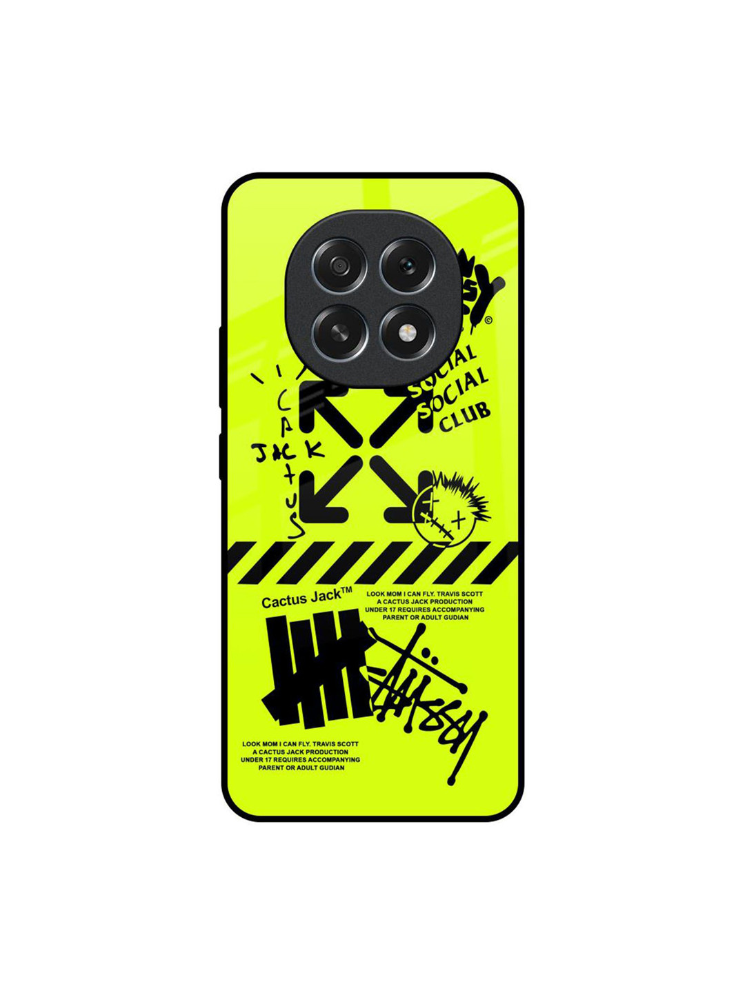 QRIOH Unisex Oppo F29 Pro 5G Jack Club Impact Resistant Glass Back Case