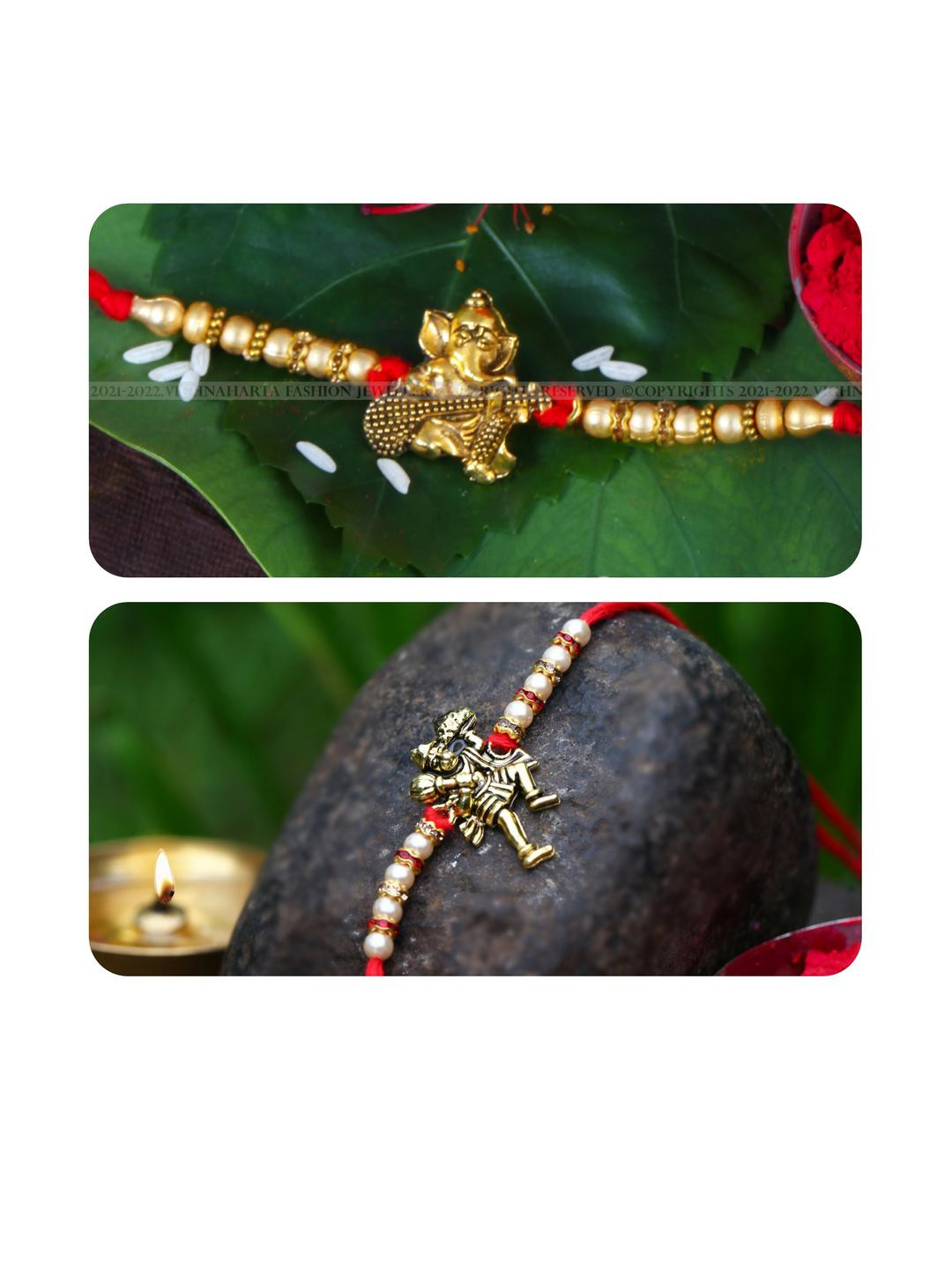 Vivastri Fancy Rakhi Combo Pack of 2