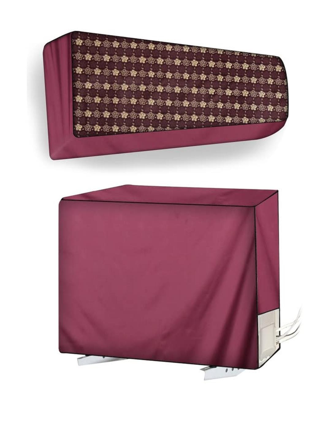 The Furnishing Tree Split AC Cover Set of Indoor and Outdoor Unit Used for 1.25 Ton Bluestar AATU F