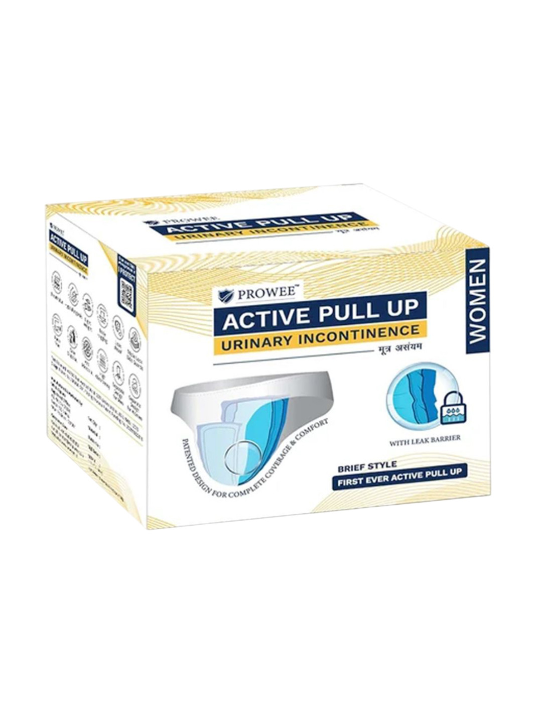 Prowee Active Pull Super Absorbent Disposable Adult Panty Diaper - 15 Pieces