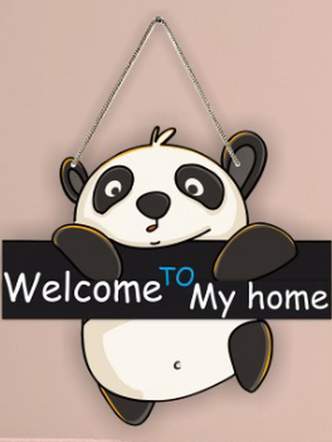 Unihouse Welcome Home Wood Matte Hanging Hall Wall Hangings-18In