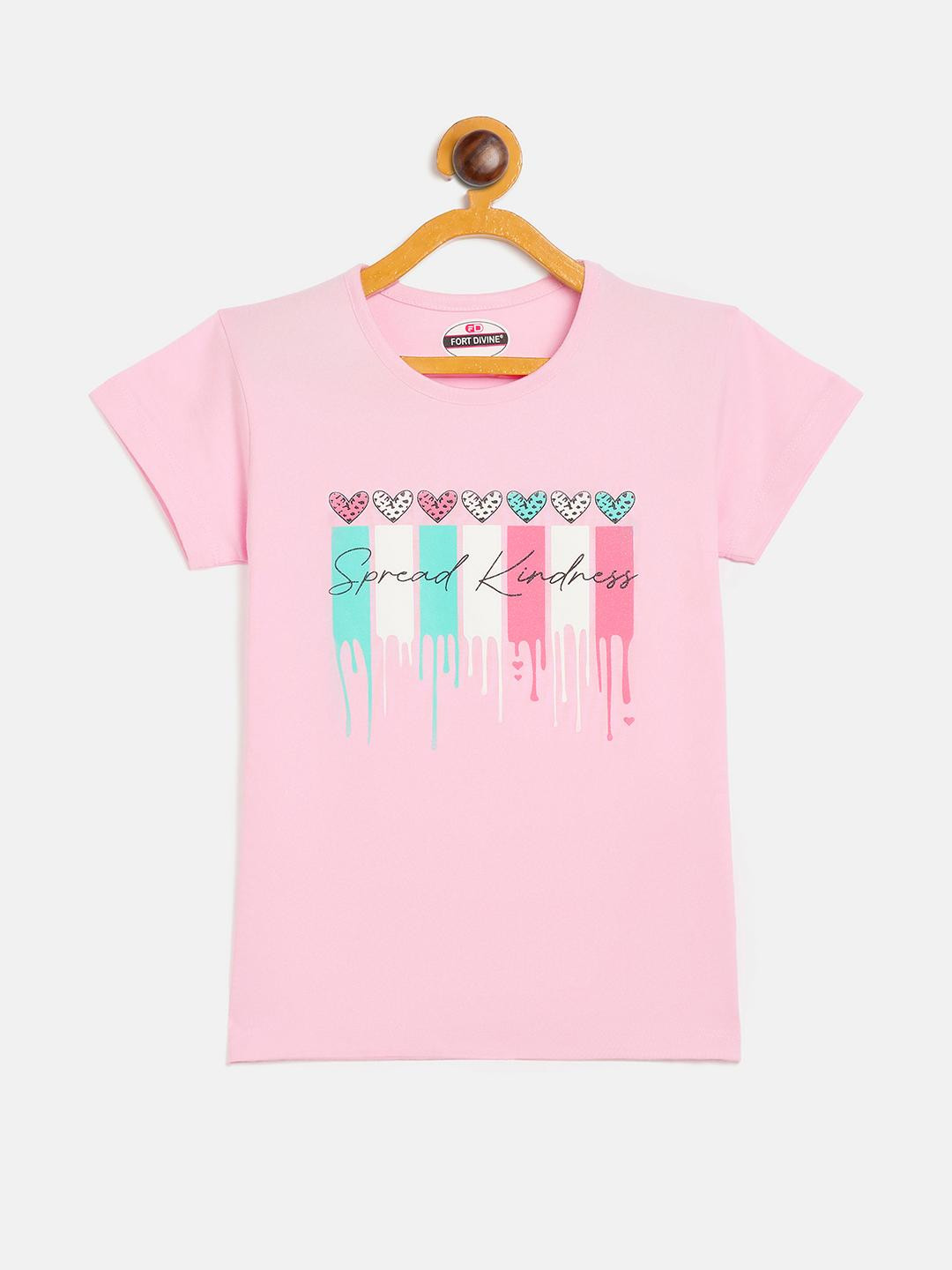 Fort Divine Girls Pink Tops