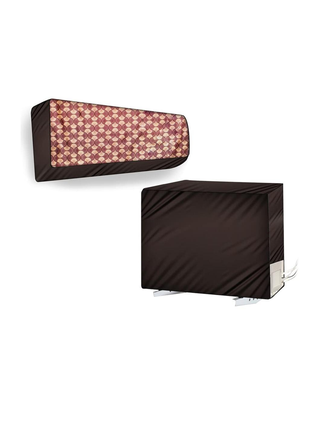 The Furnishing Tree Split AC Cover Set of Indoor and Outdoor Unit Used for 1 Ton Bluestar DLU Count