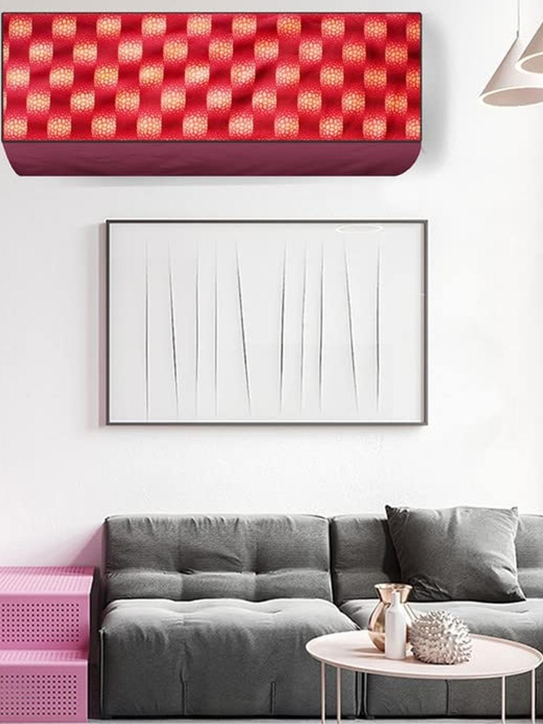 The Furnishing Tree Split AC Cover Set of Indoor and Outdoor Unit Used for 1 Ton VOLTAS 123 DZX Gin