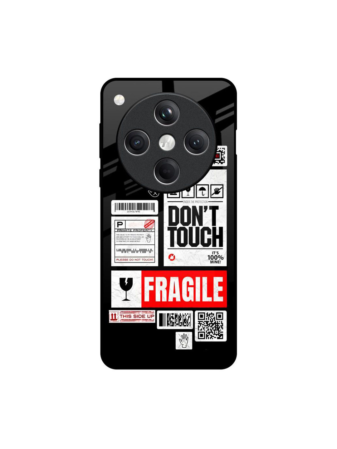 QRIOH Unisex Oppo Find X8 5G Notice Board Impact Resistant Glass Back Case