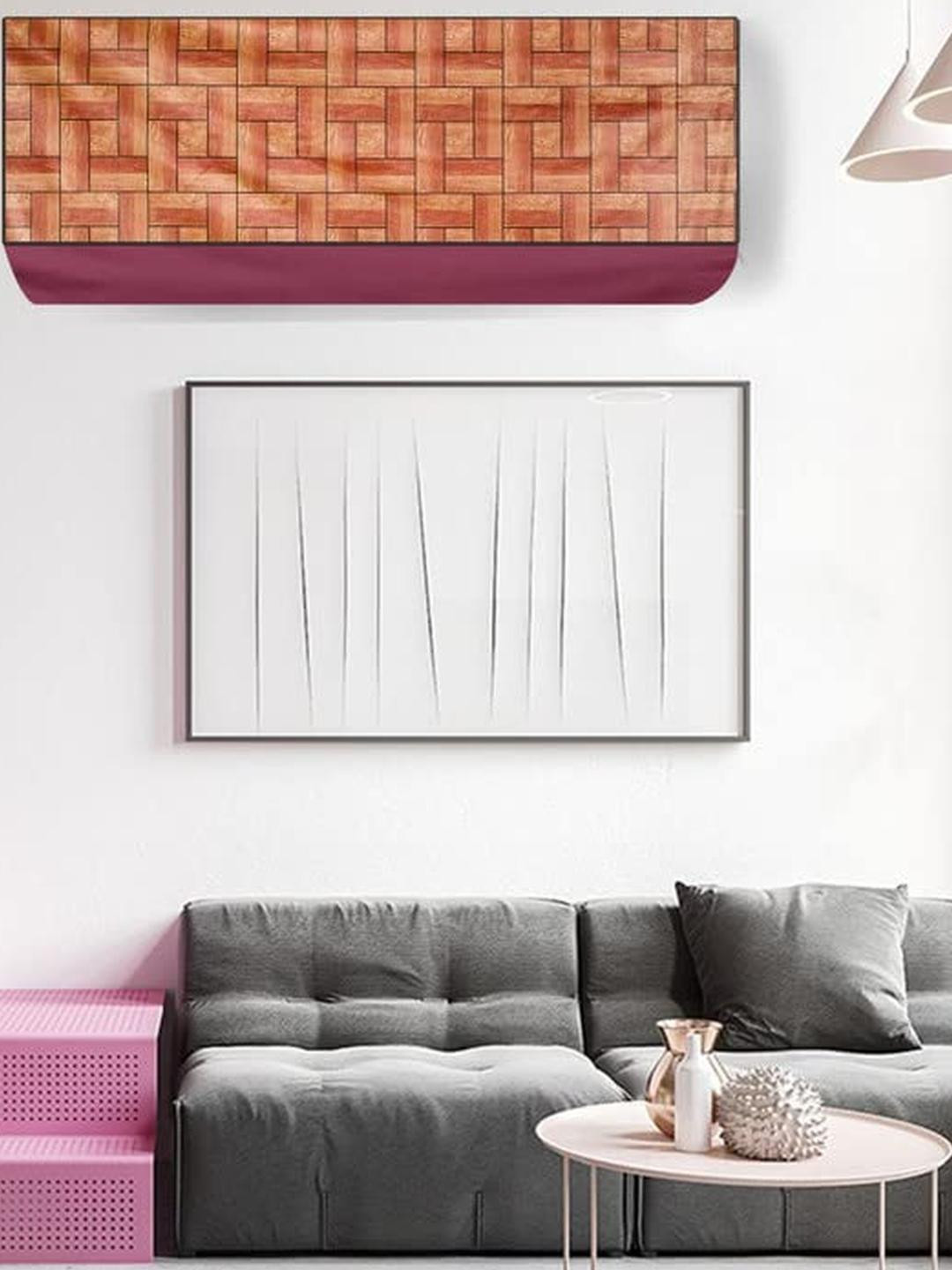 The Furnishing Tree Split AC Cover Set of Indoor and Outdoor Unit Used for 1 Ton VOLTAS 123 DZX Bas