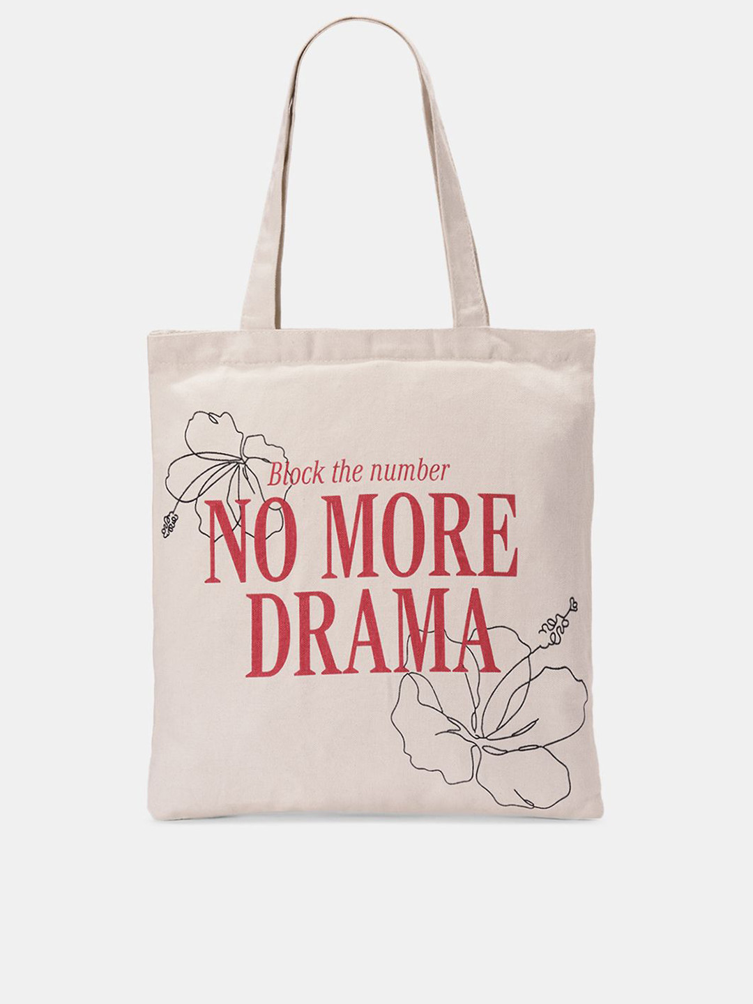 Forever Glam by Pantaloons Typography Printed Oversized Shopper Tote Bag