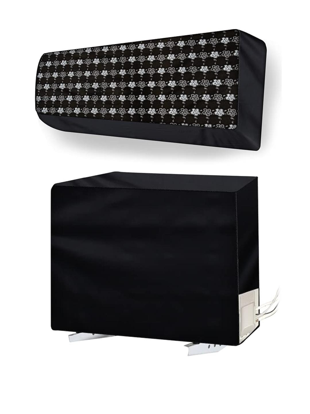 The Furnishing Tree Split AC cover for indoor and outdoor unit of 1 ton waterproof and dustproof Wh