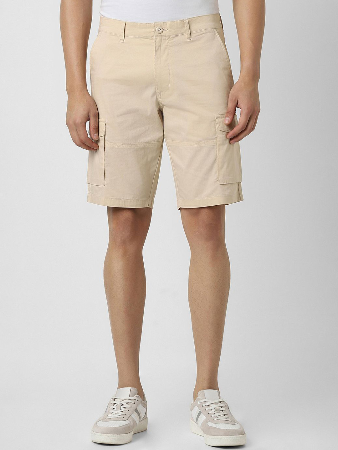 Van Heusen Sport Men Mid-Rise Regular Fit Cargo Styles Shorts