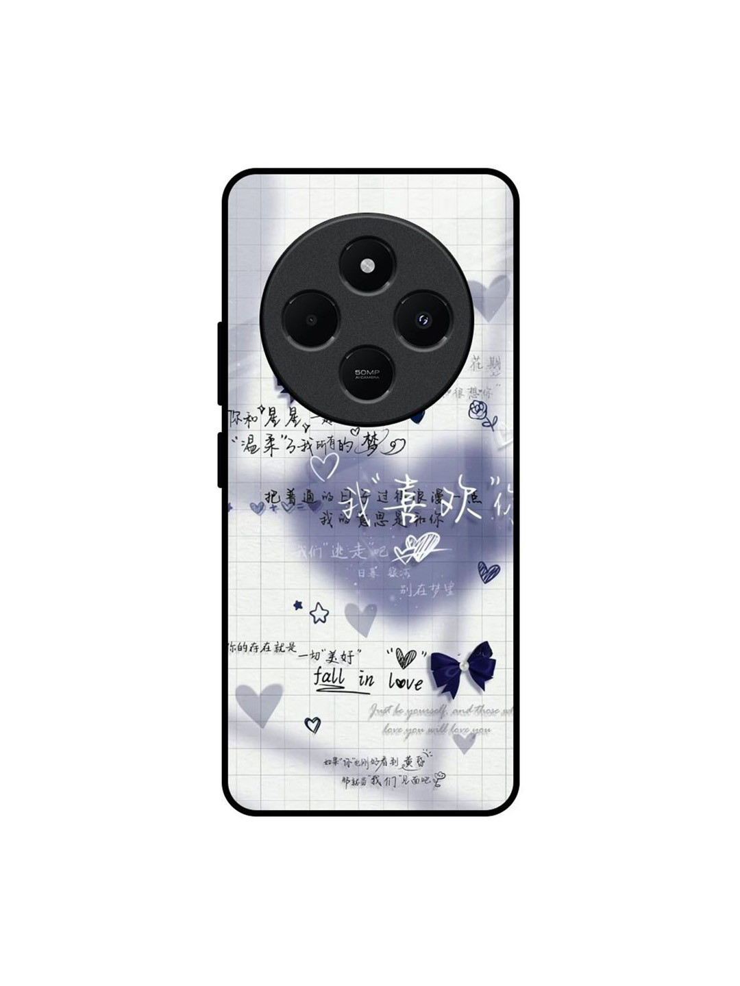 QRIOH Printed Redmi 14C 5G Back Case Mobile Accessories