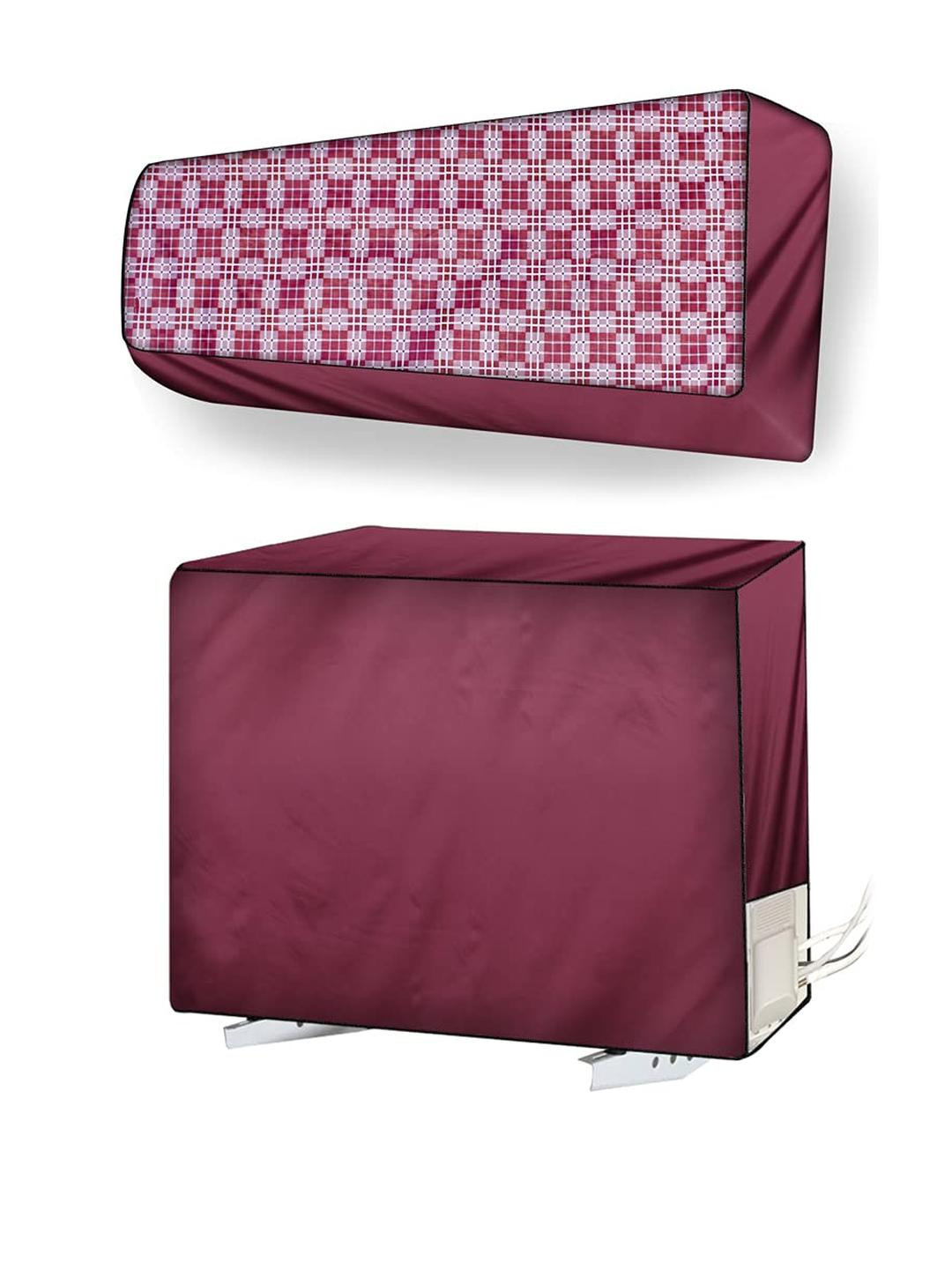 The Furnishing Tree Split AC cover for indoor and outdoor unit of 1 ton waterproof and dustproof Ma