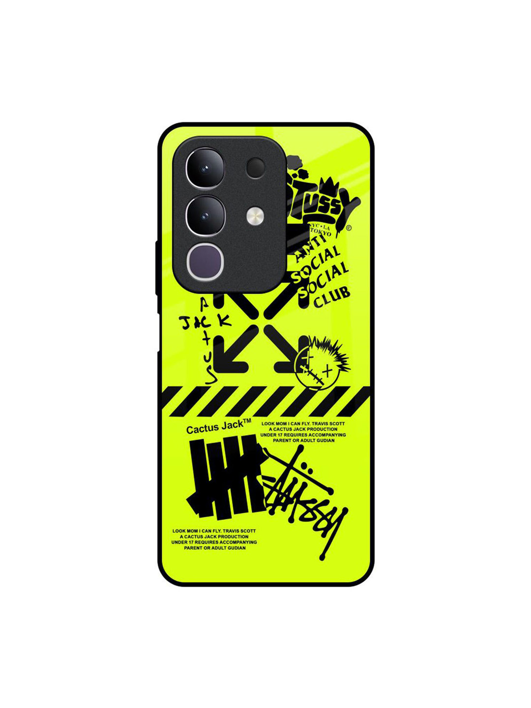 QRIOH Quirky  Jack Club Printed Vivo T4x 5G Back Case Mobile Accessories