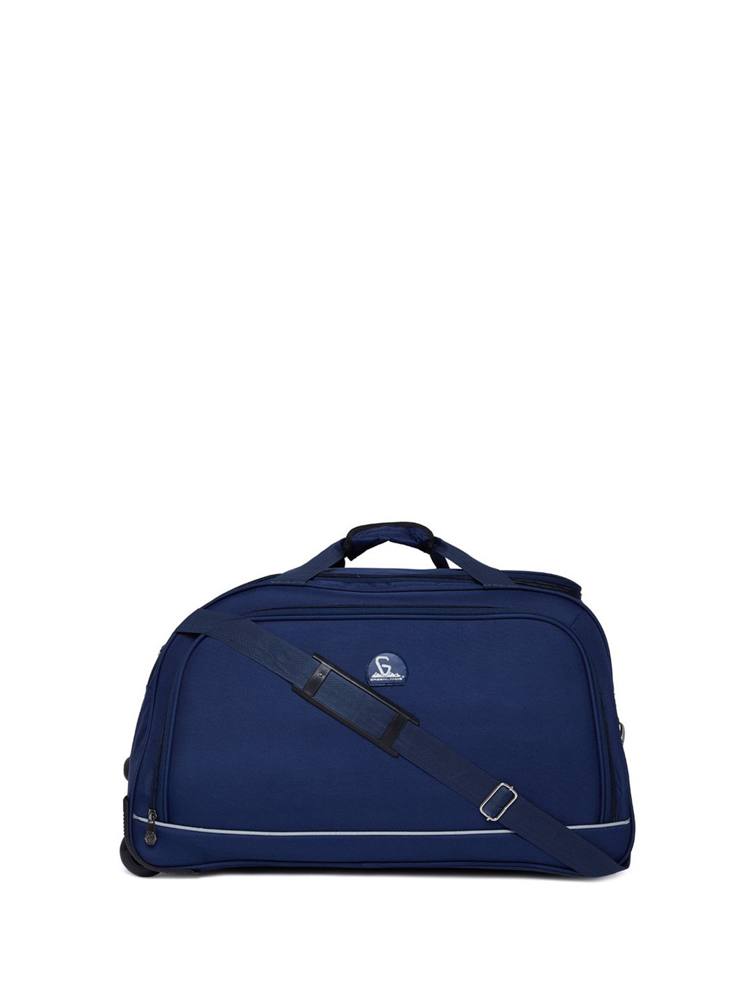 GREENLANDS Unisex Large Duffel Trolley Bag With Shoulder Straps