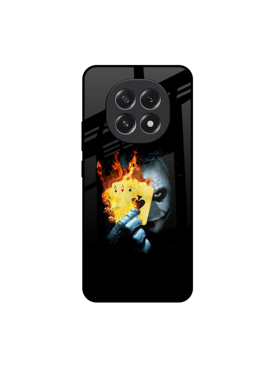 QRIOH Unisex Oppo F29 5G Quirky Joker Shockproof Glass Back Case