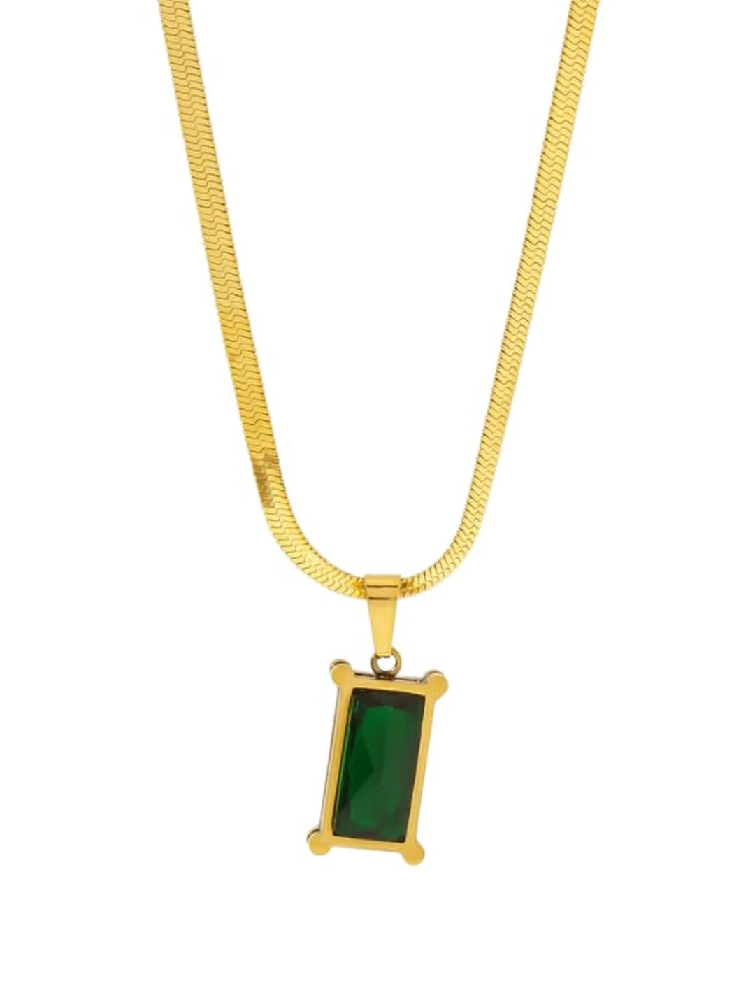 MISS ASTUTE Stainless Steel Pendant with Chain