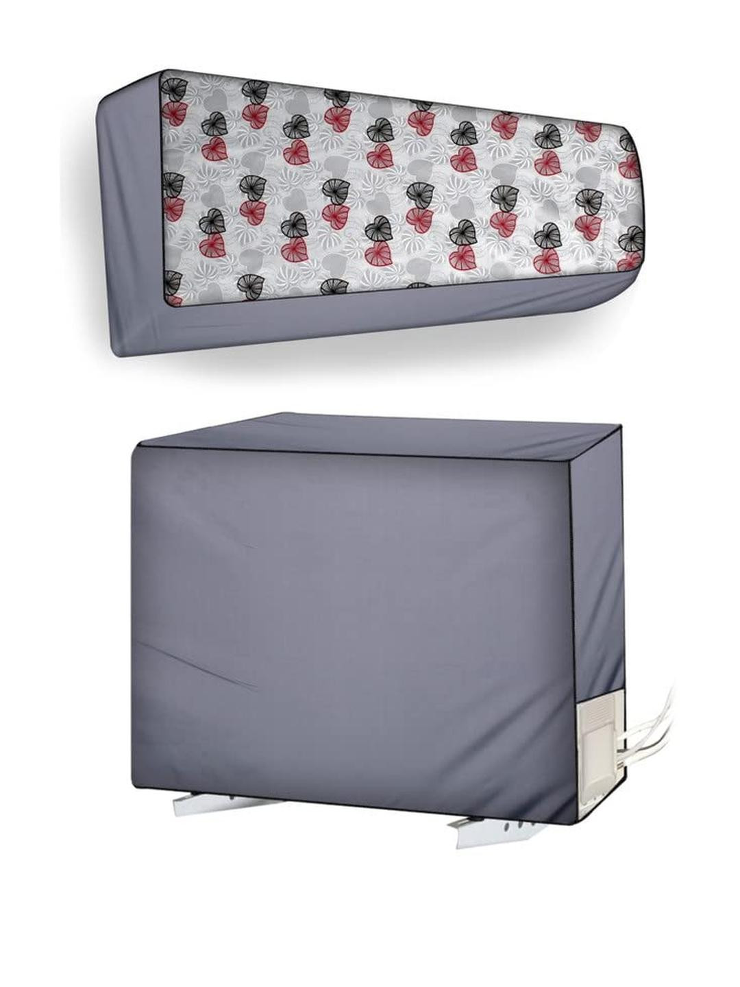 The Furnishing Tree Split AC Cover Set of Indoor and Outdoor Unit Used for 1.2 Ton Bluestar YLU Cor