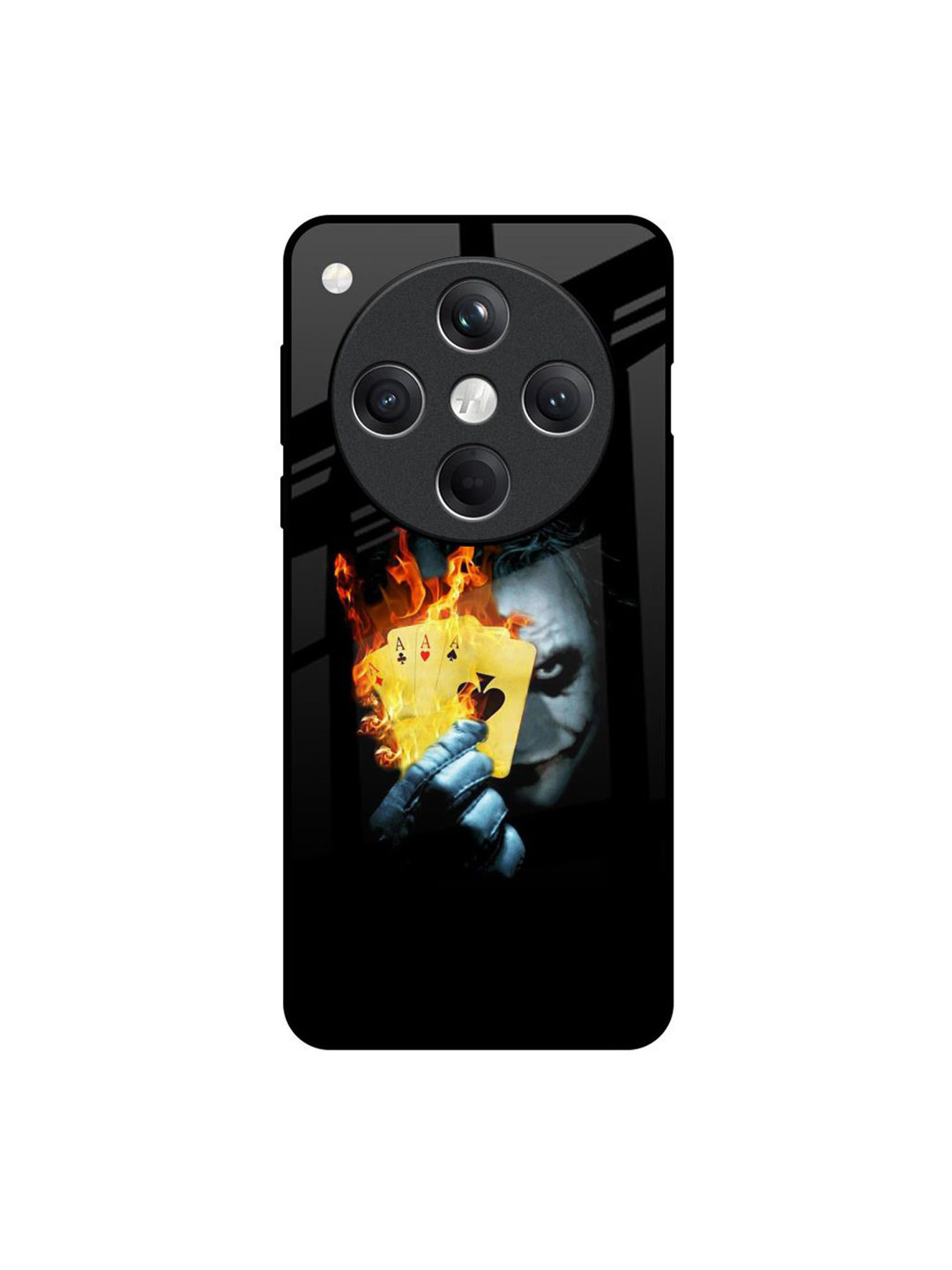 QRIOH AAA Joker Printed Nothing Phone 3a Glass Back Case Mobile Accessories