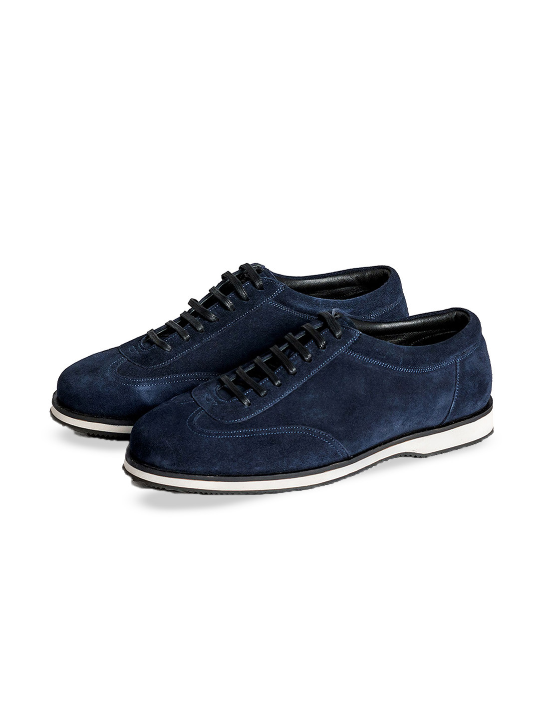 NOU Men Round Toe Lace Ups Sneakers