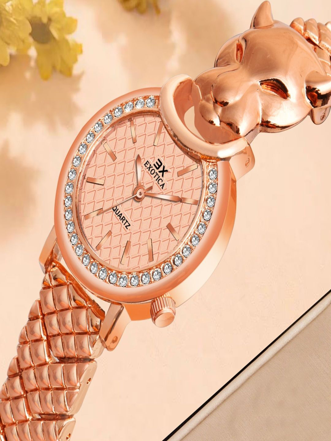 Exotica Fashion Girls Round Printed Dial Analogue Watch EX-2751