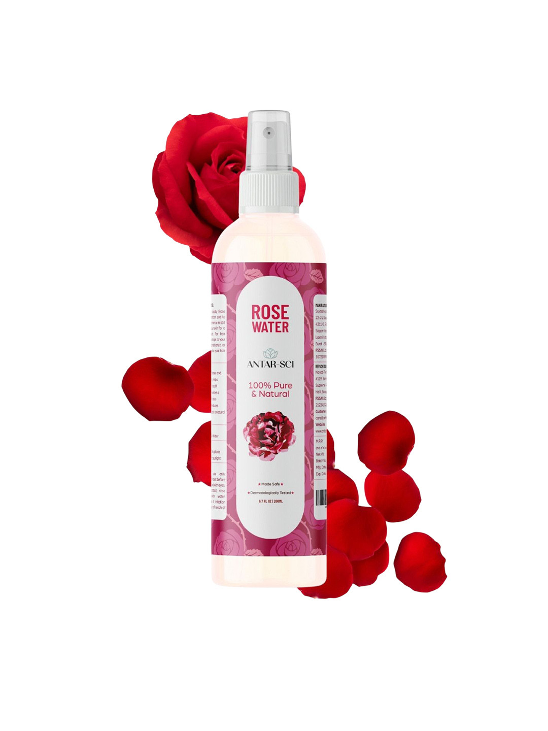 Antar-Sci Hydrating Rose Water Mist Spray- 200 ml