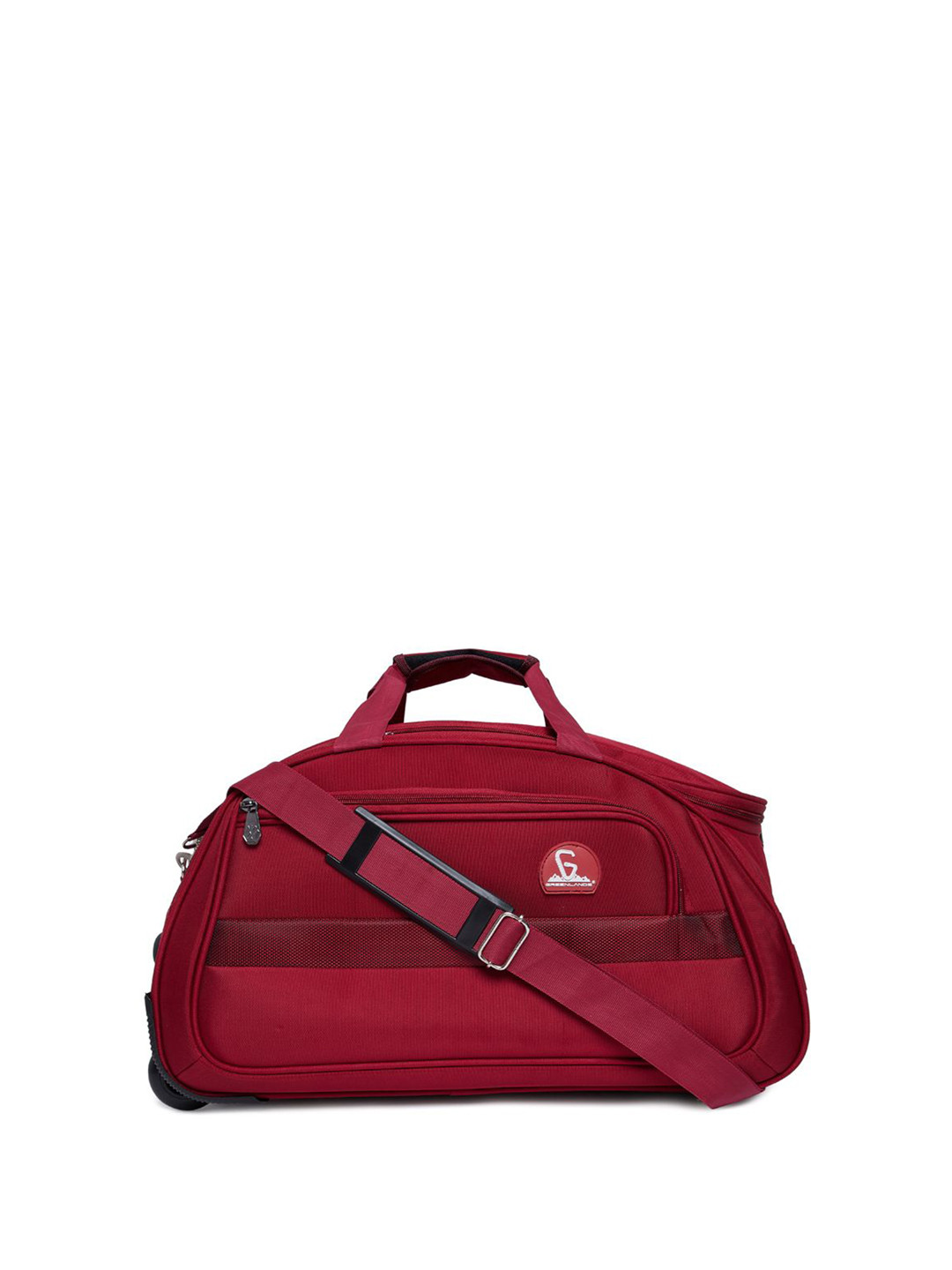 GREENLANDS Unisex Large Duffel Trolley Bag With Two Short Handles