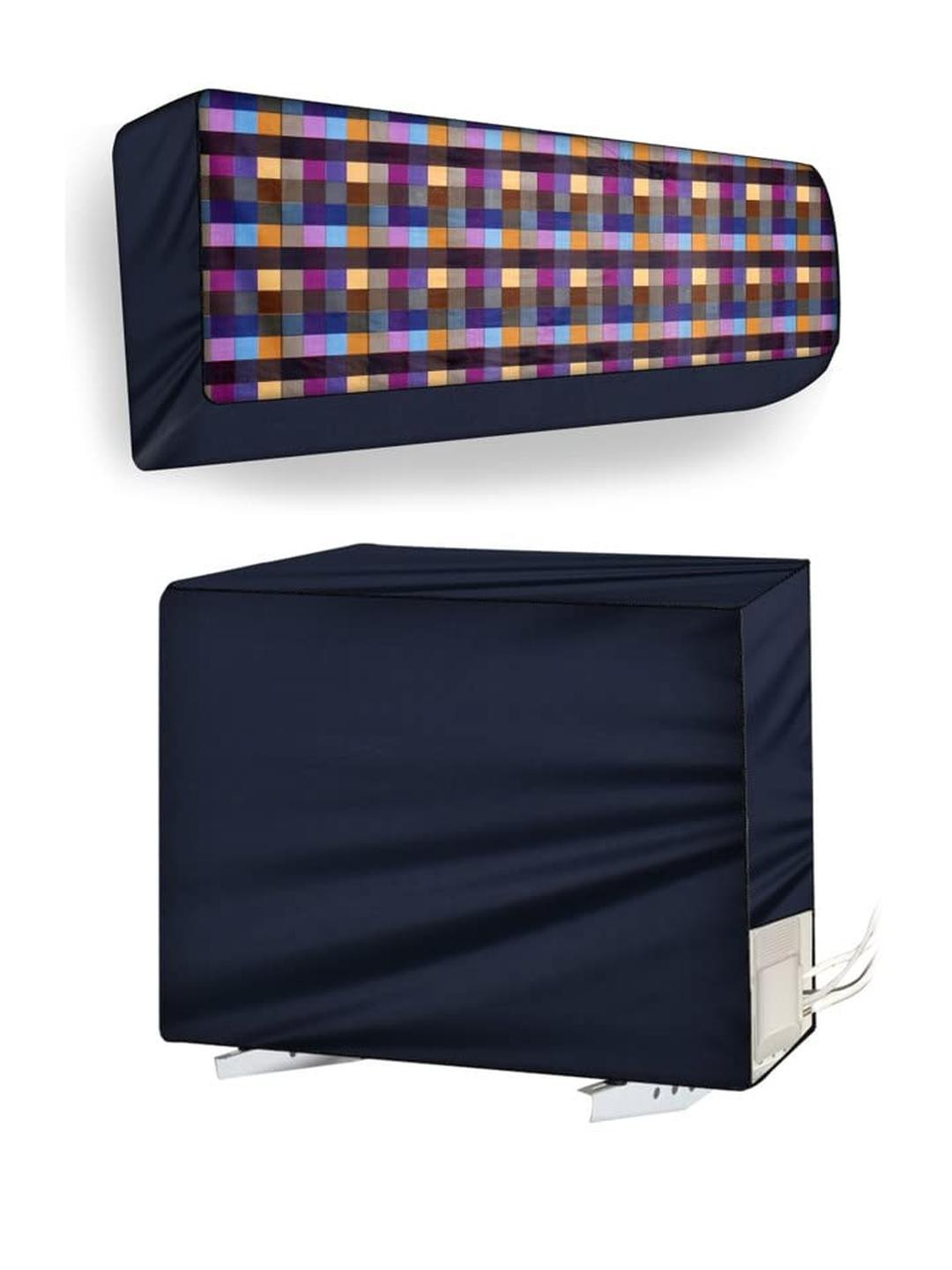 The Furnishing Tree Split AC Cover Set of Indoor and Outdoor Unit Used for 1 Ton VOLTAS 123 DZX Lat