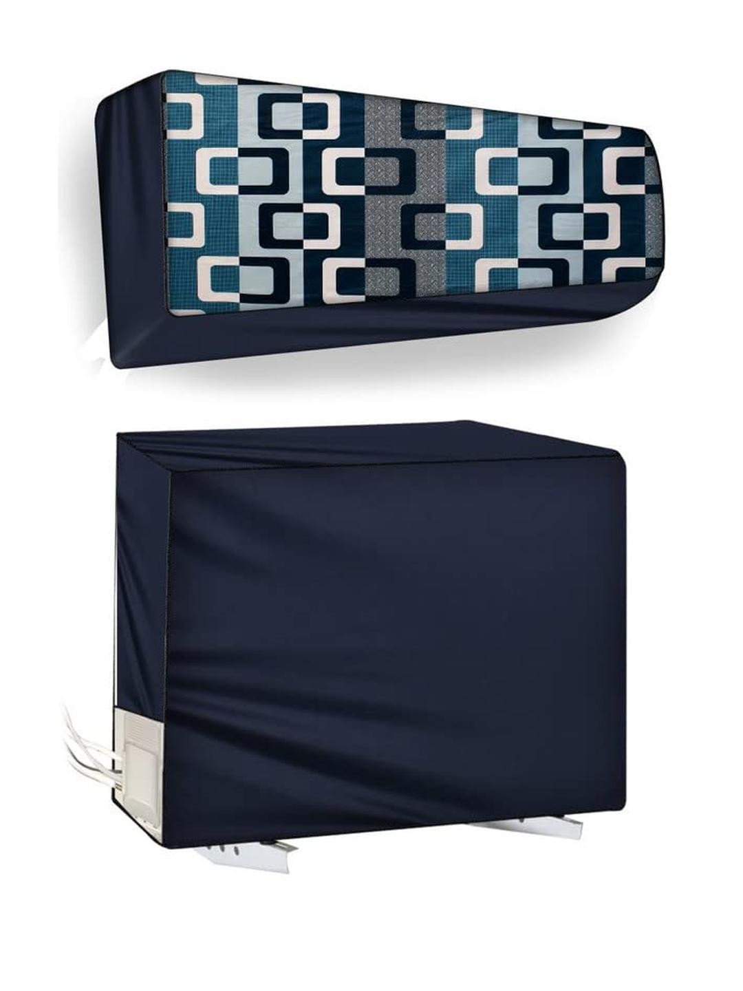 The Furnishing Tree Split AC Cover Set of Indoor and Outdoor Unit Used for 1.5 Ton LG PS-Q19YNXE La