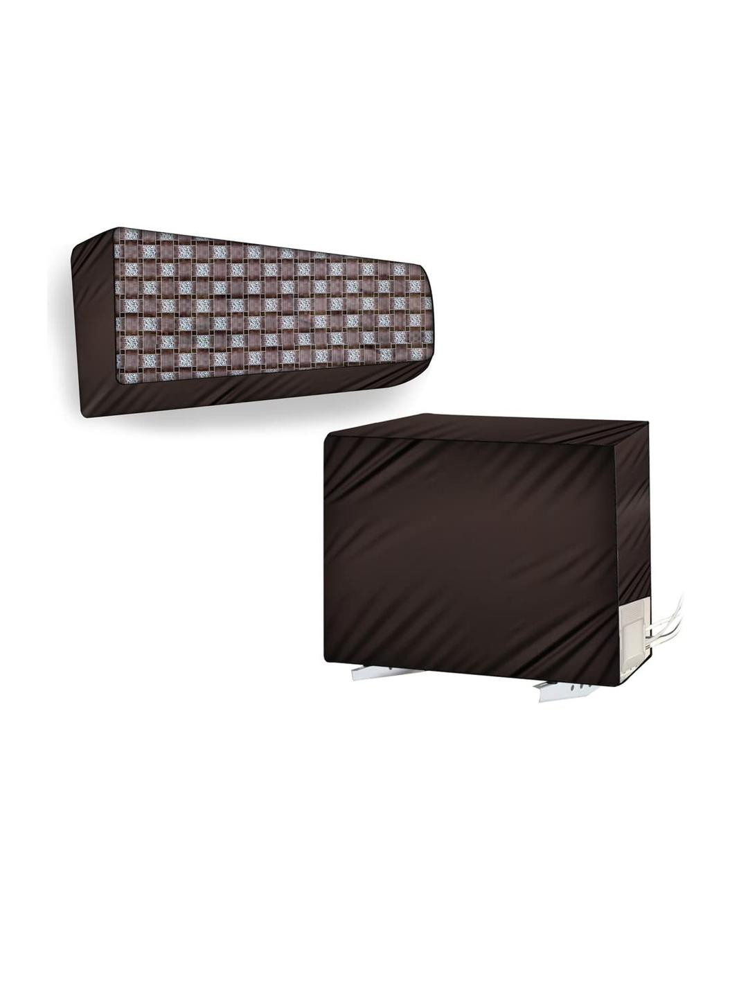 The Furnishing Tree Split AC Cover Set of Indoor and Outdoor Unit Used for 1.5 Ton Bluestar EBTU Ba