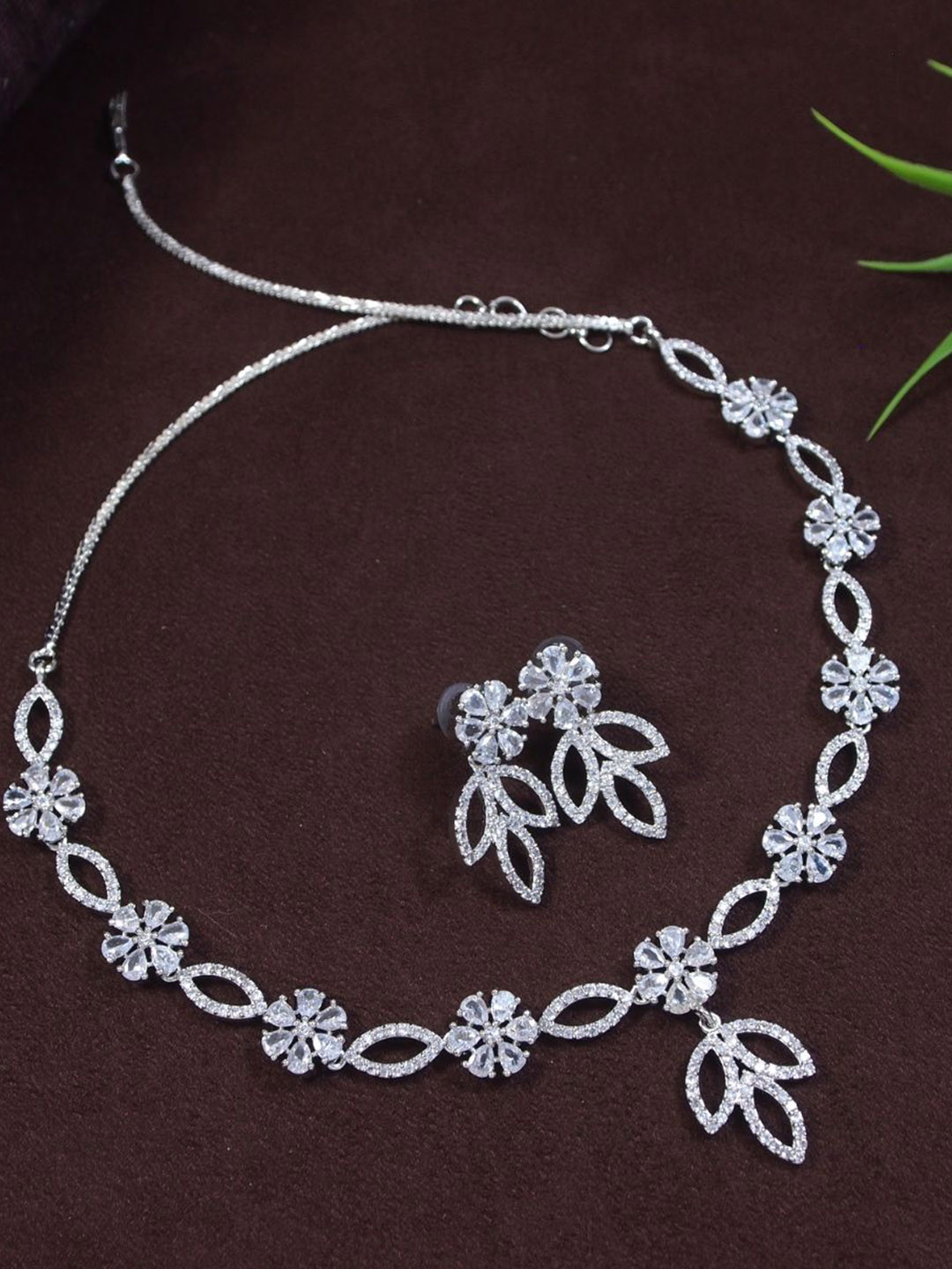 SGA FASHION Silver Plated Jewellary Set