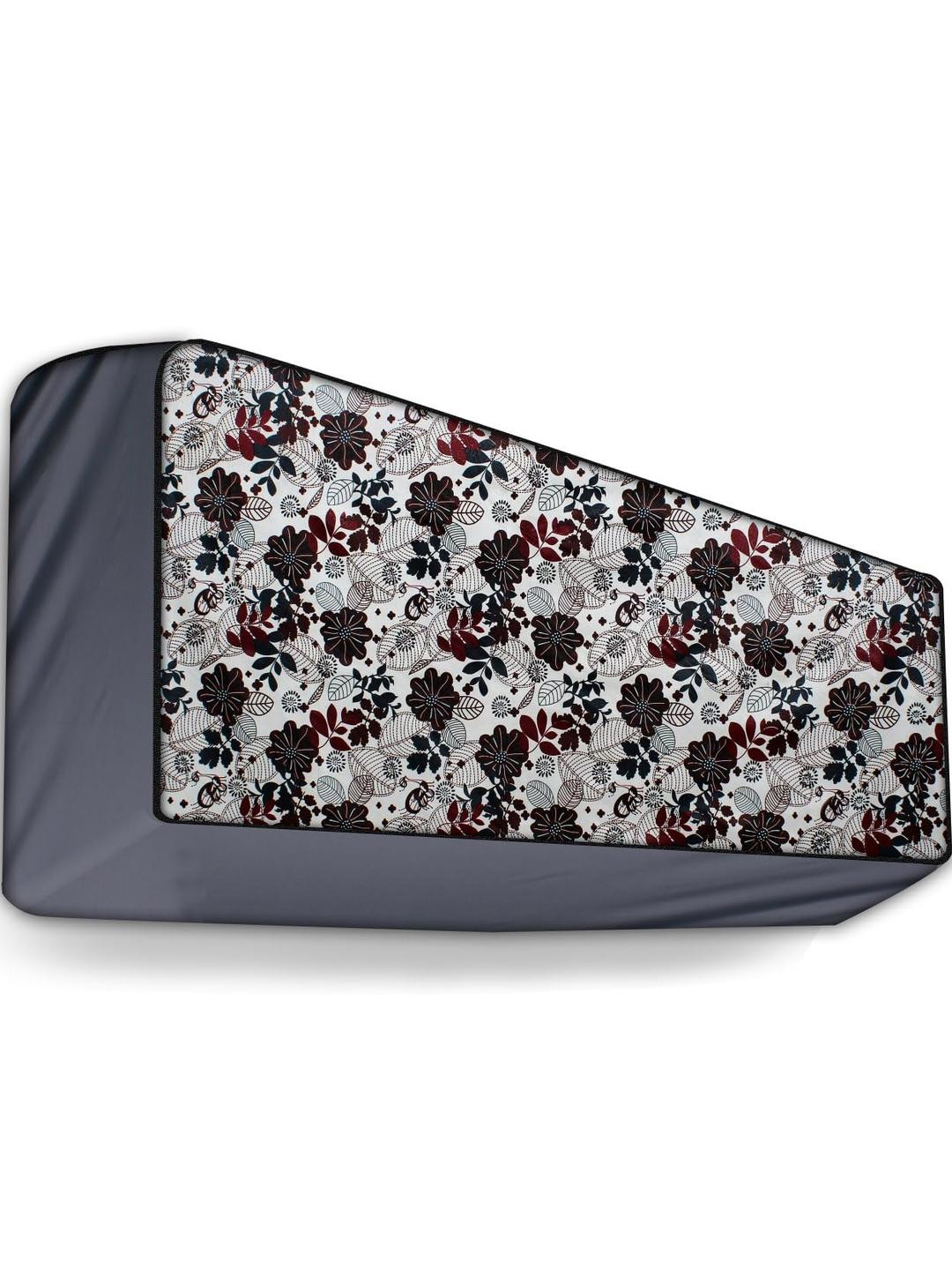 The Furnishing Tree Cream Printed Air Conditioner Cover