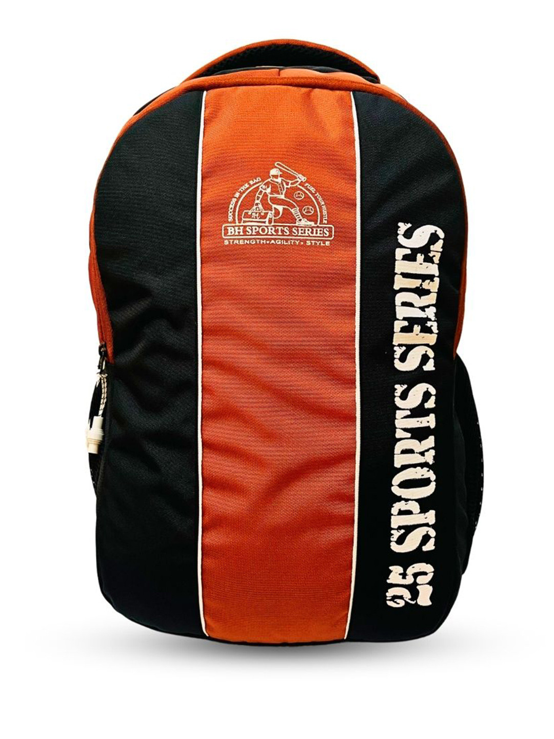 BAD HABIT Unisex Colourblocked Backpack with Compression Straps