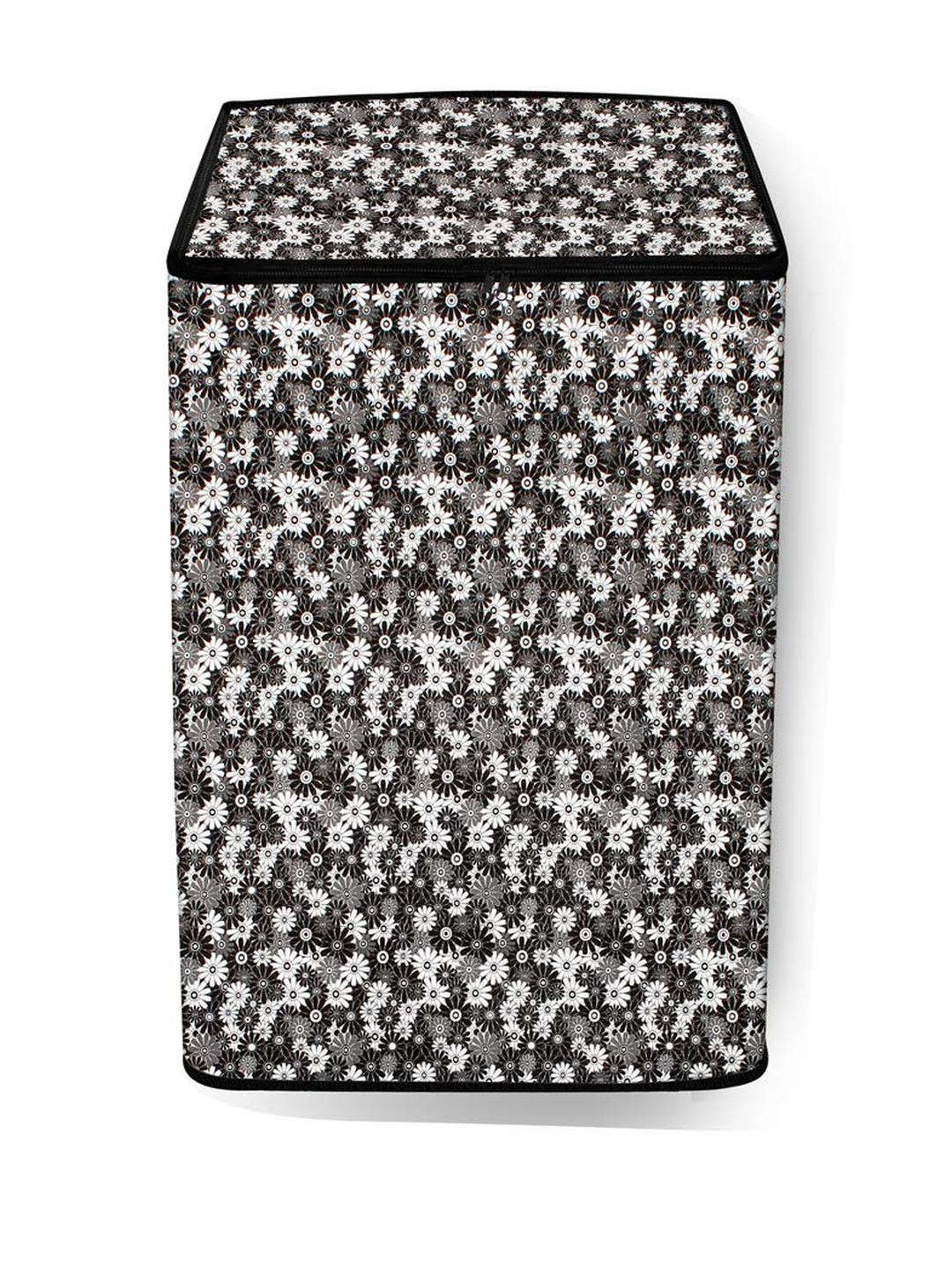 The Furnishing Tree Washing Machine Cover Floral Pattern Multicolor Compatible for Whirlpool 7 Kg F