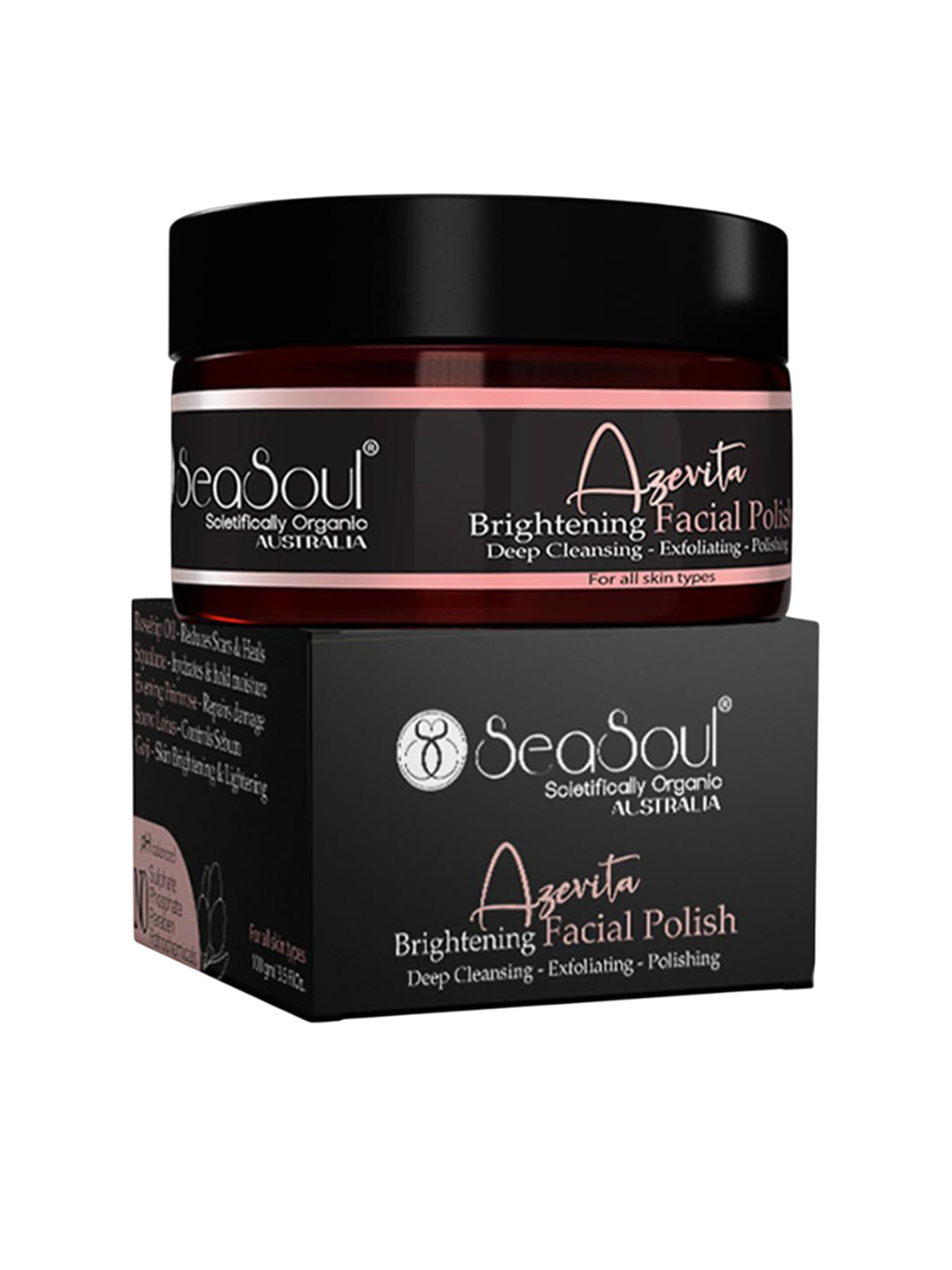 Seasoul Facial Scrub Face Polish For Skin Brightening- 100 g