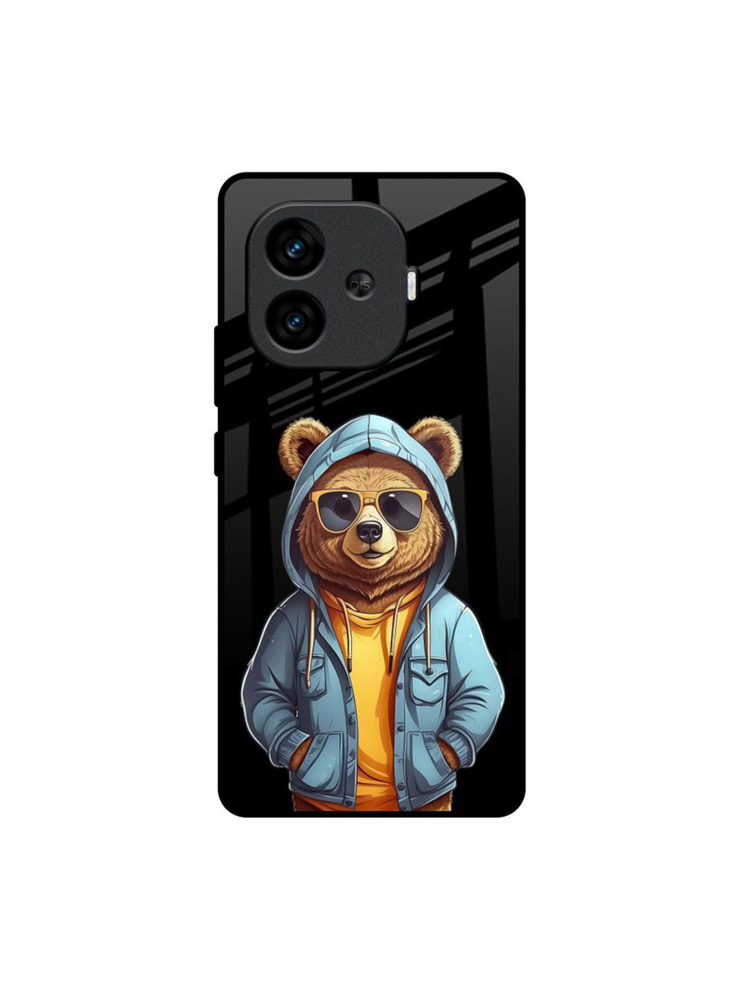 QRIOH Unisex iQOO Neo 10R 5G Cartoon Characters Shockproof Glass Back Case