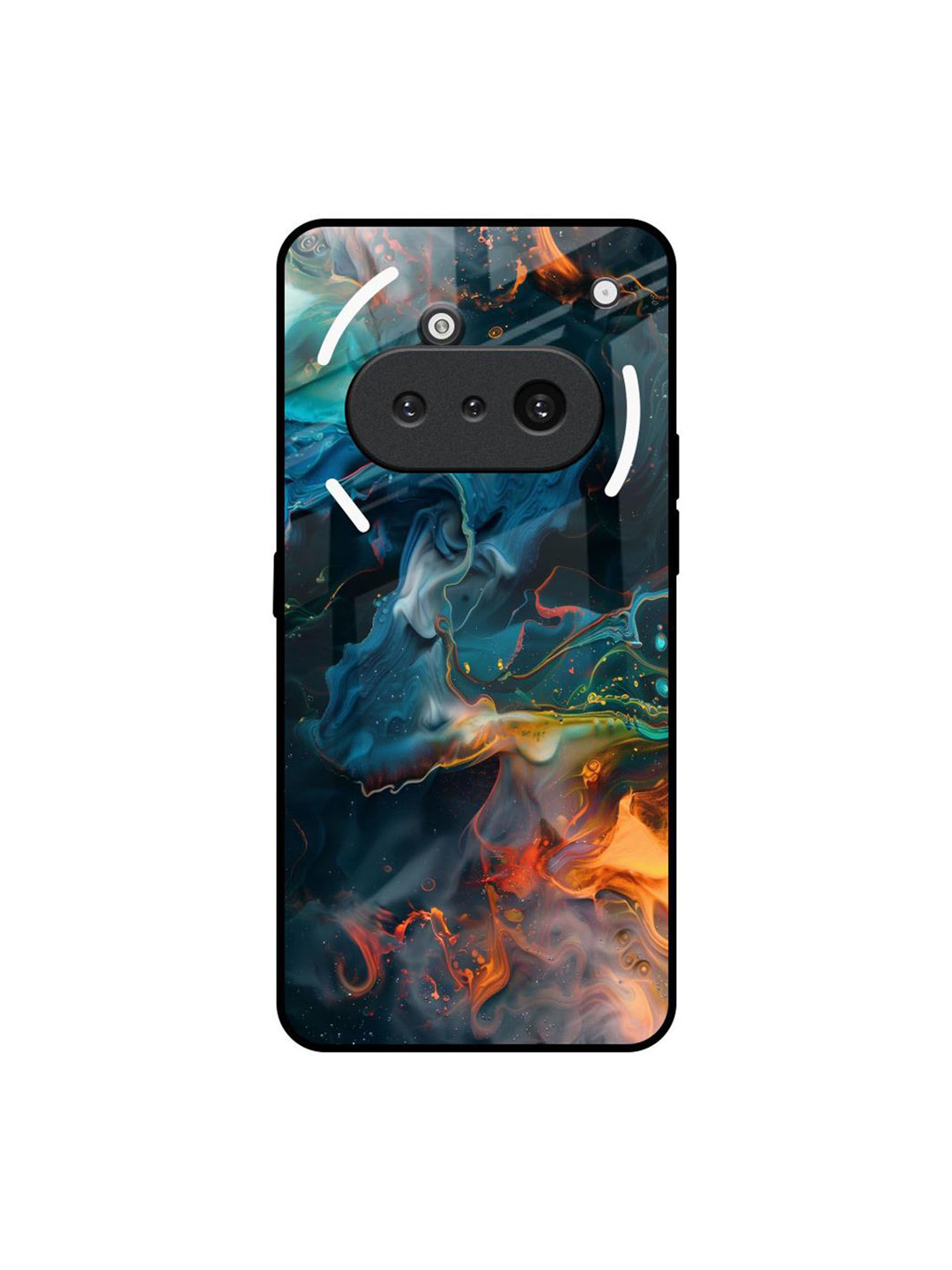 QRIOH Emperial Marble Quirky Printed Nothing Phone 3a Back Case Mobile Accessories