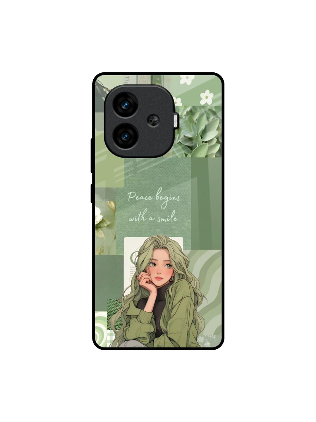 QRIOH Tropical Fantasy Girl Printed iQOO Neo 10R 5G Back Case Mobile Accessories