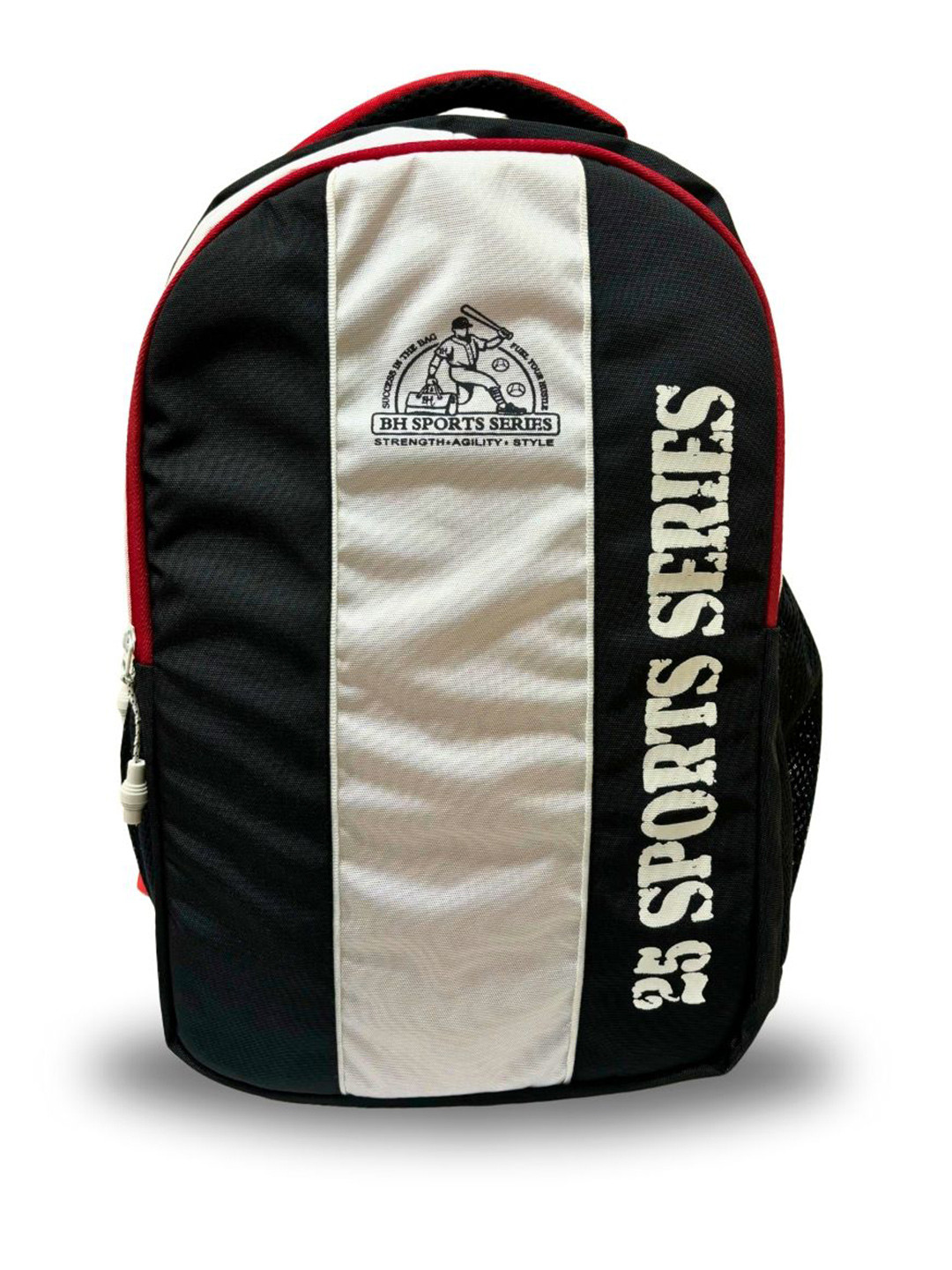 BAD HABIT Unisex Colourblocked Backpack with Compression Straps