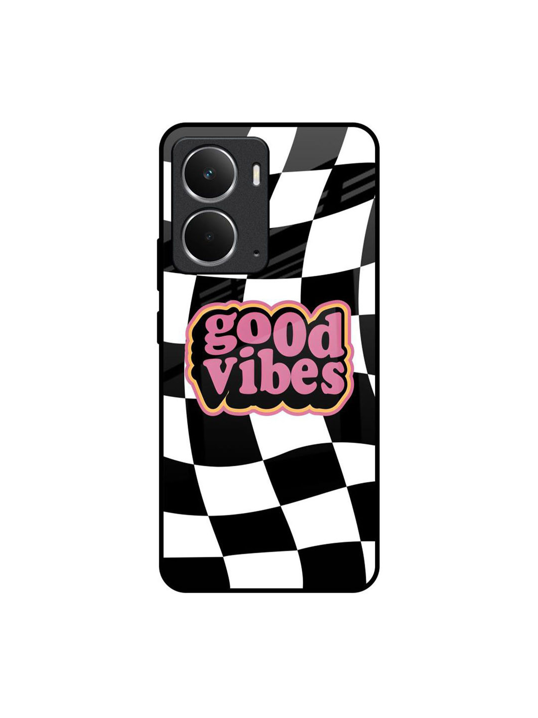 QRIOH Good Vibes Printed Realme P3 5G Back Case Mobile Accessories
