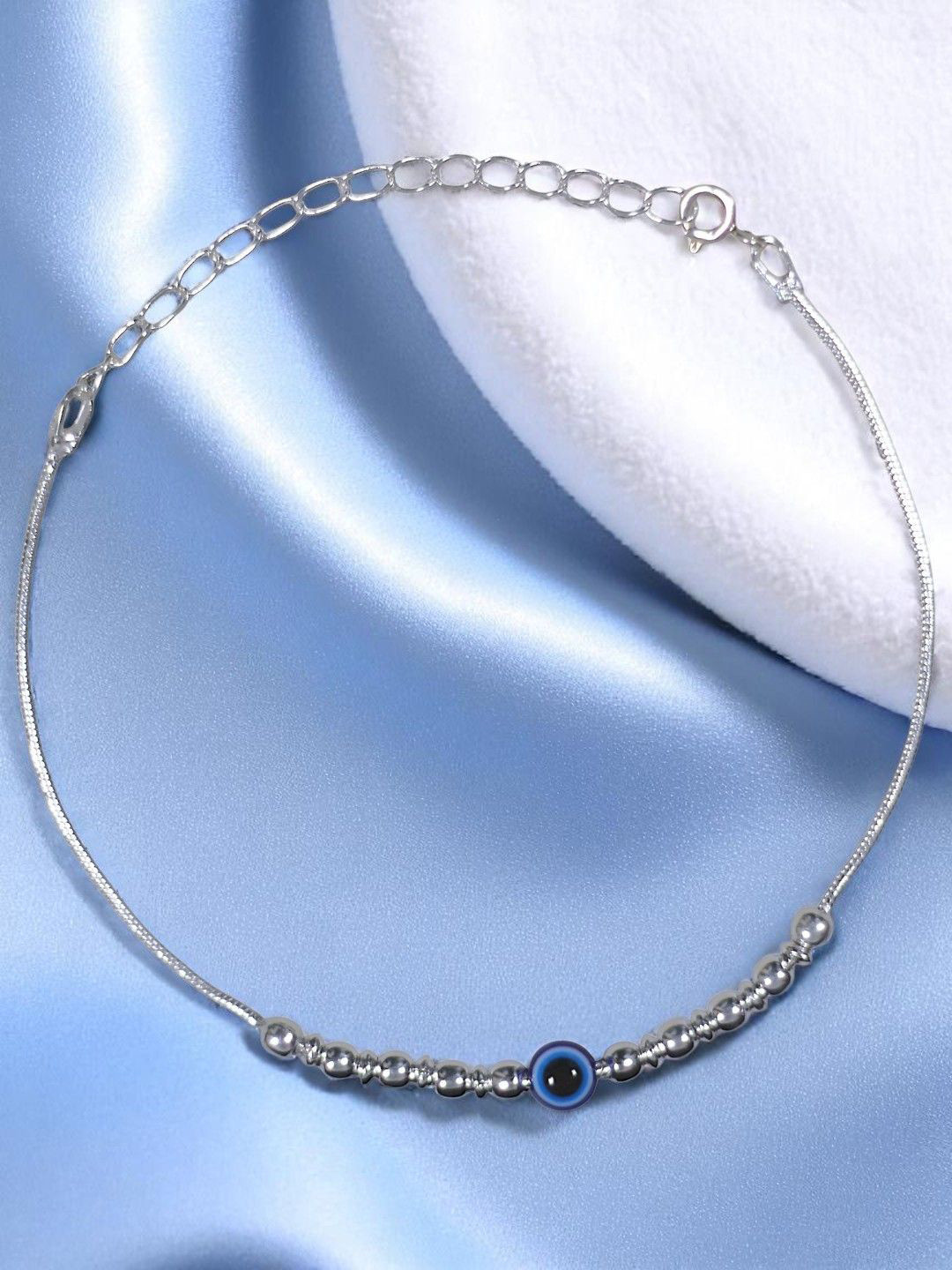 Taraash 925 Sterling Silver Rakhis Evil Eye Rakhi for Men